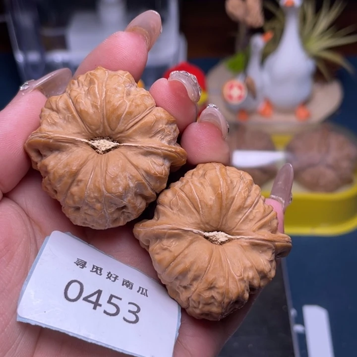 加***除把件文玩核桃南瓜墩44-0453