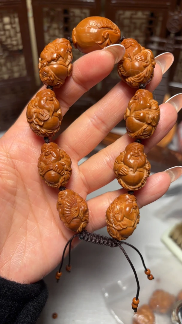 刀工八大财神橄榄核