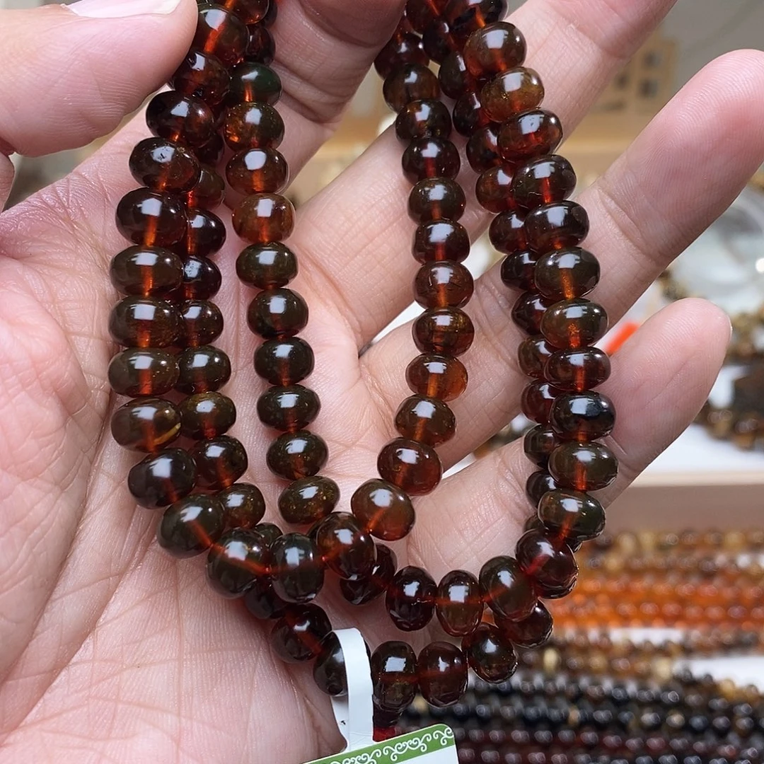 ****运琥珀未镶嵌手链8血