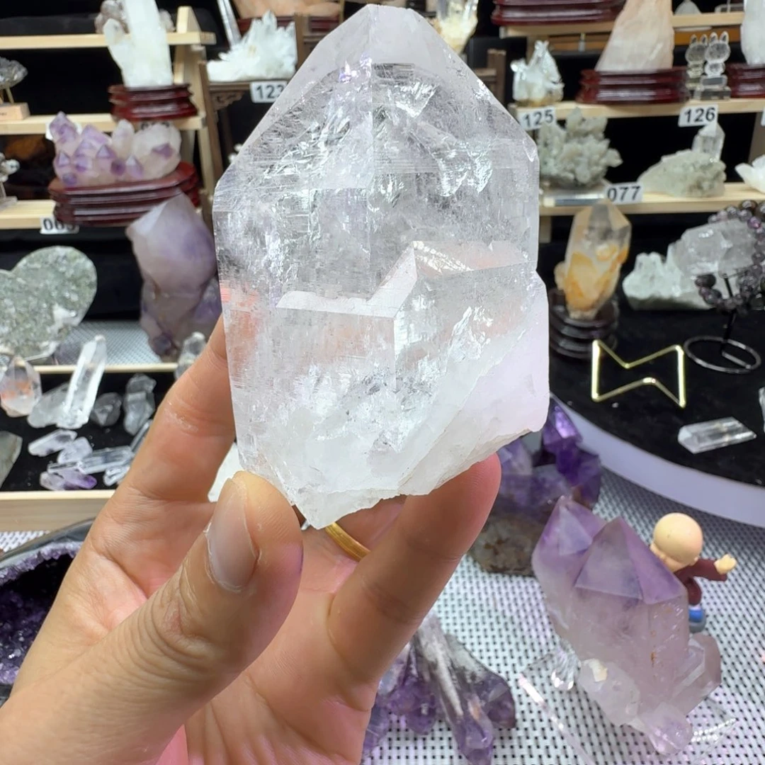 花***_石材天然水晶摆件