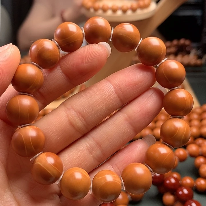 橄榄核手串1.33水晶核