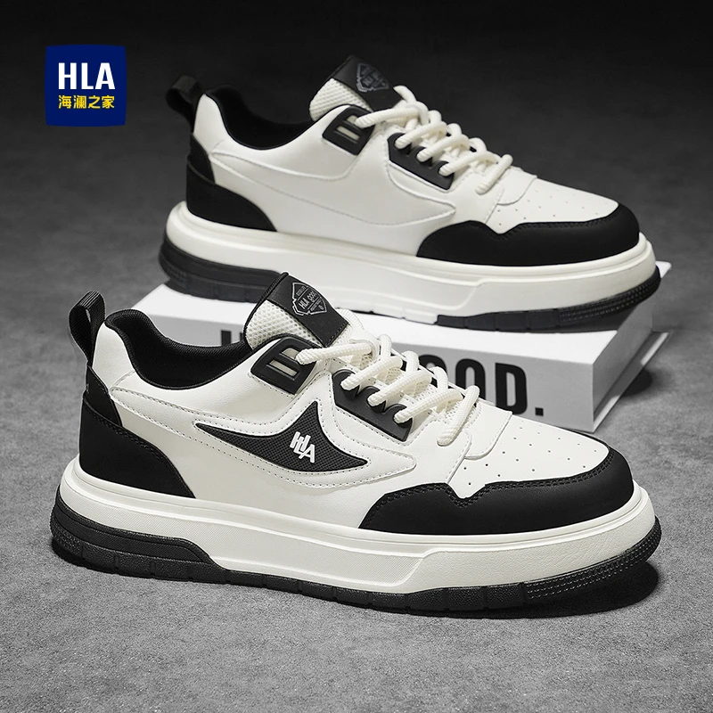 海澜之家2025新款男鞋工作鞋冬季时尚潮流休闲增高男士鞋子休闲鞋