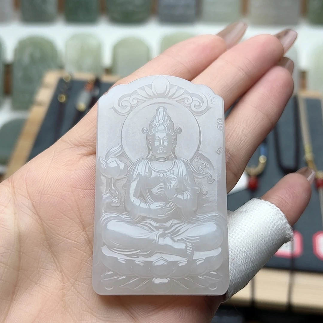 哥***过和田玉未镶嵌颈饰