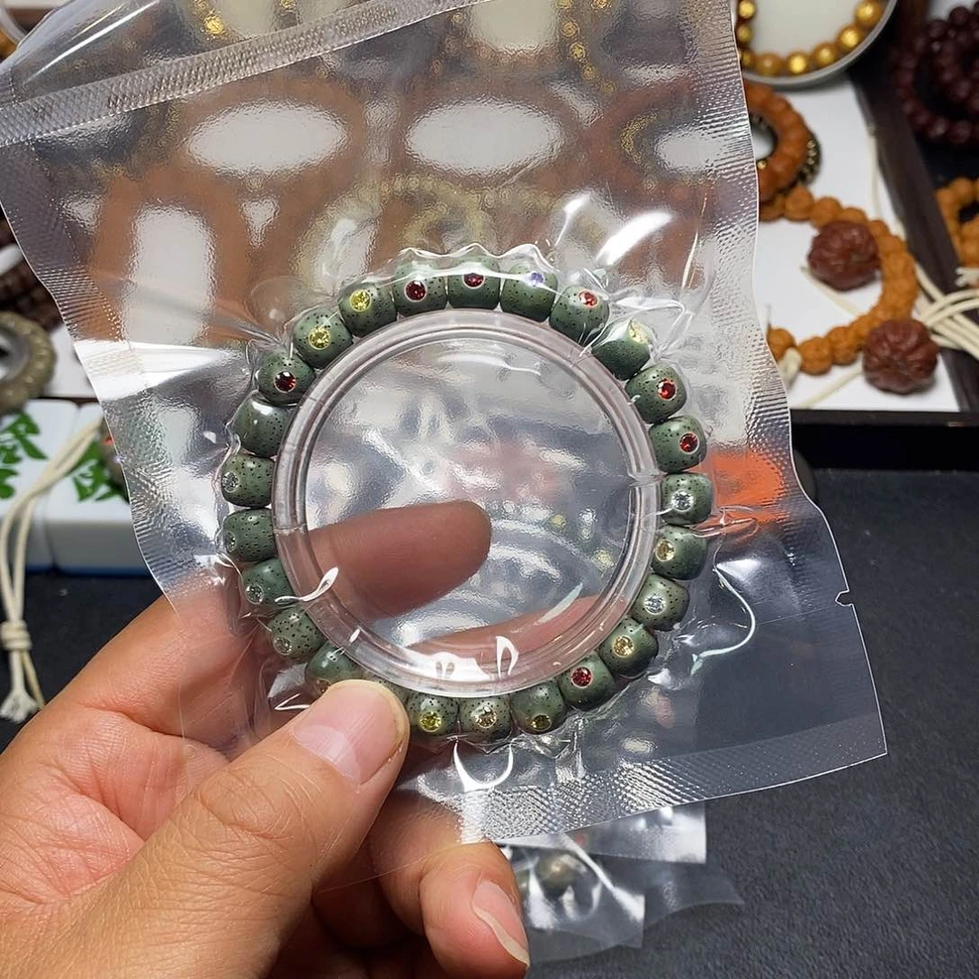 猴头核桃手串全品9左右满锆星月36号