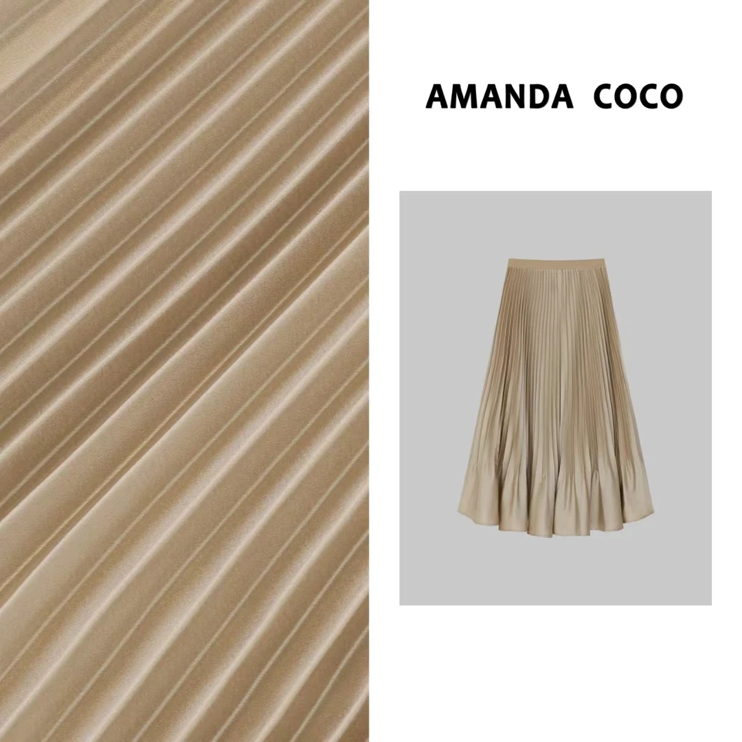 奈奈专属 设计师款~~气质显瘦百褶裙