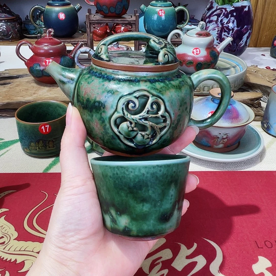 壶幸**满禹州钧瓷艺术作品