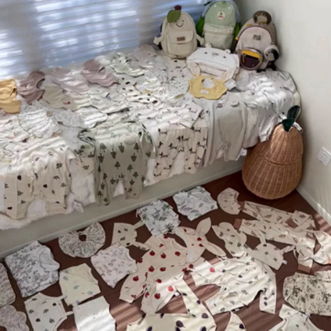 婴幼儿闭裆连体衣2667