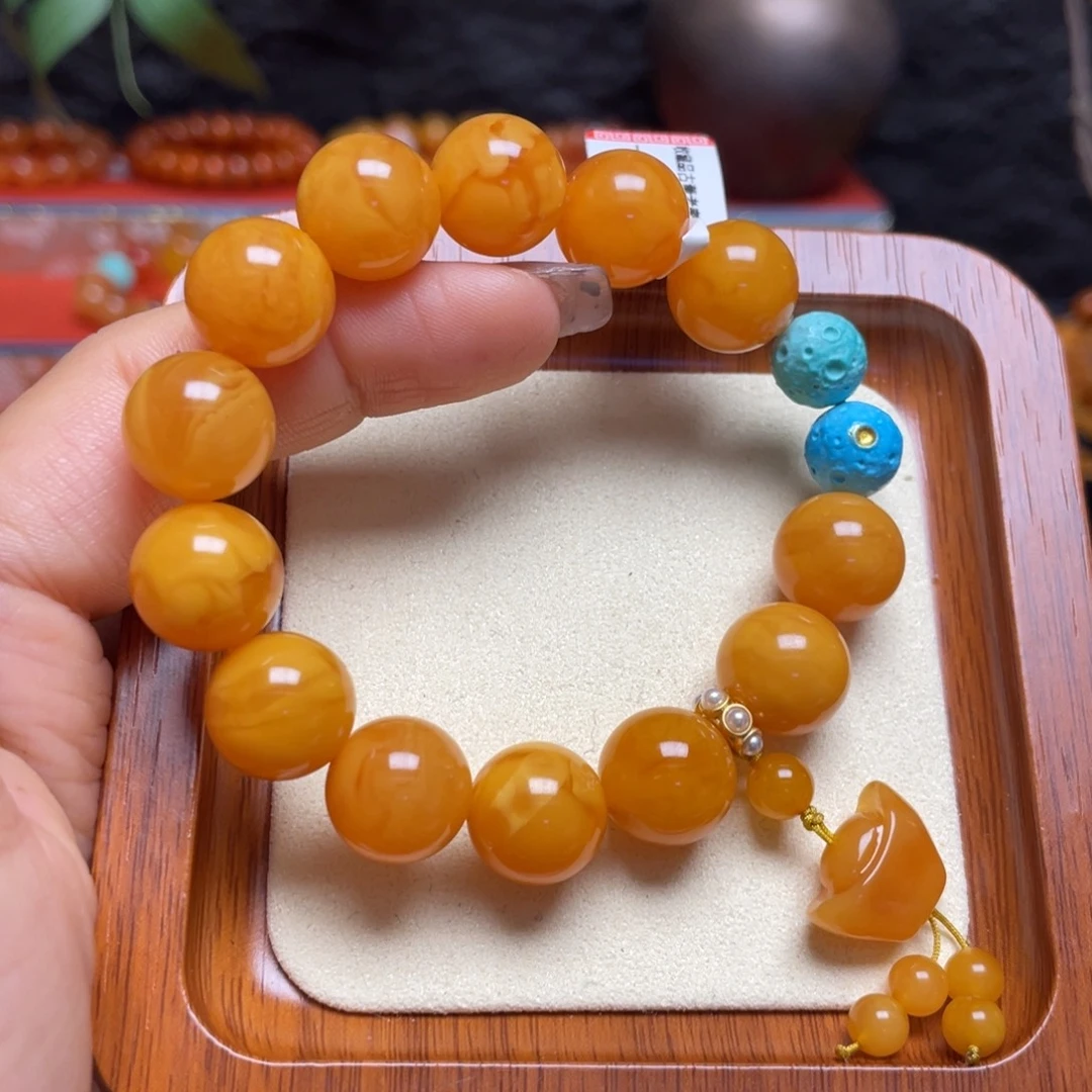 蜜蜡未镶嵌手链手串