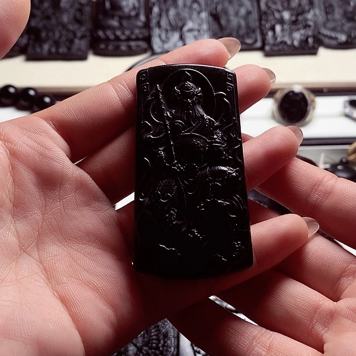 天然缅料A货赵公明A124