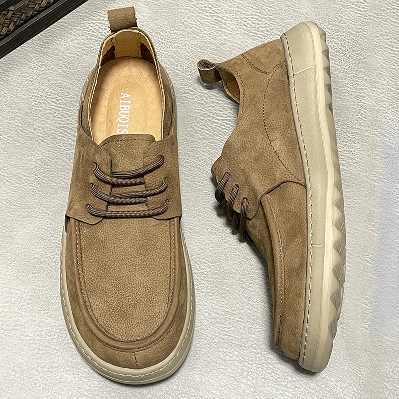 2025春夏季新款男士头层牛皮男鞋轻便舒适软底不累脚真皮休闲皮鞋