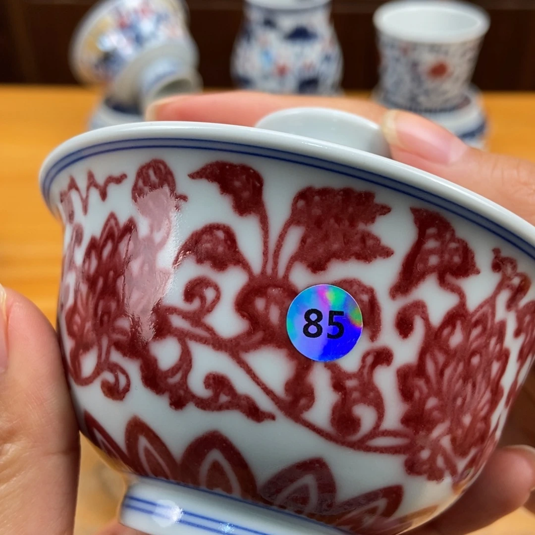 手绘现代茶具非古董
