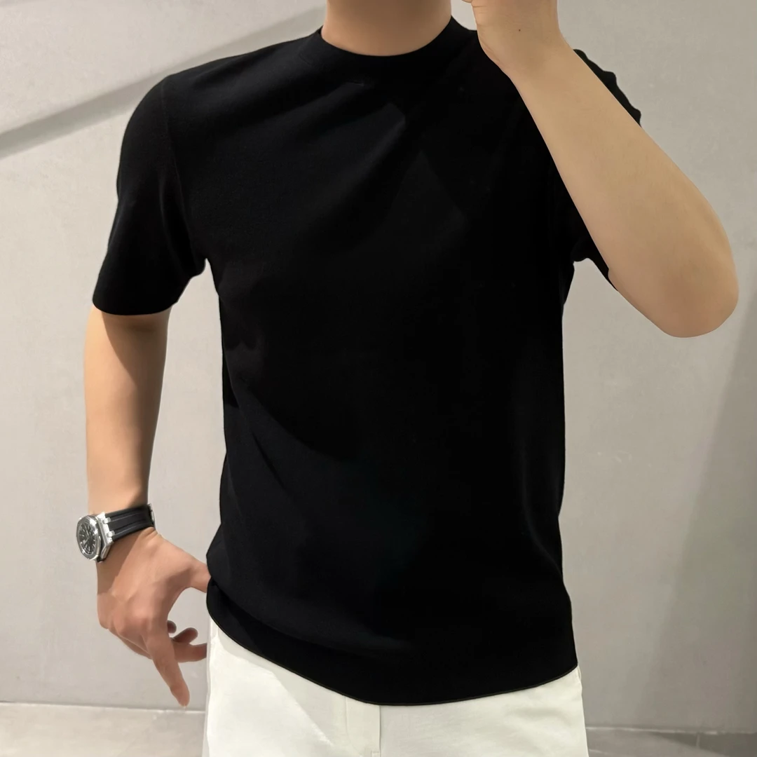 （秋款）BLANDOO “舒适伊力特”  男士时尚百搭净版圆领短袖T恤66369