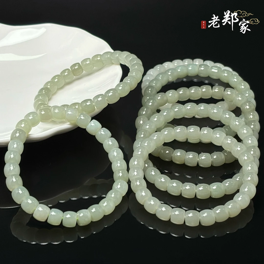 【老郑家】和田玉手串 多样性发一件 约8mm
