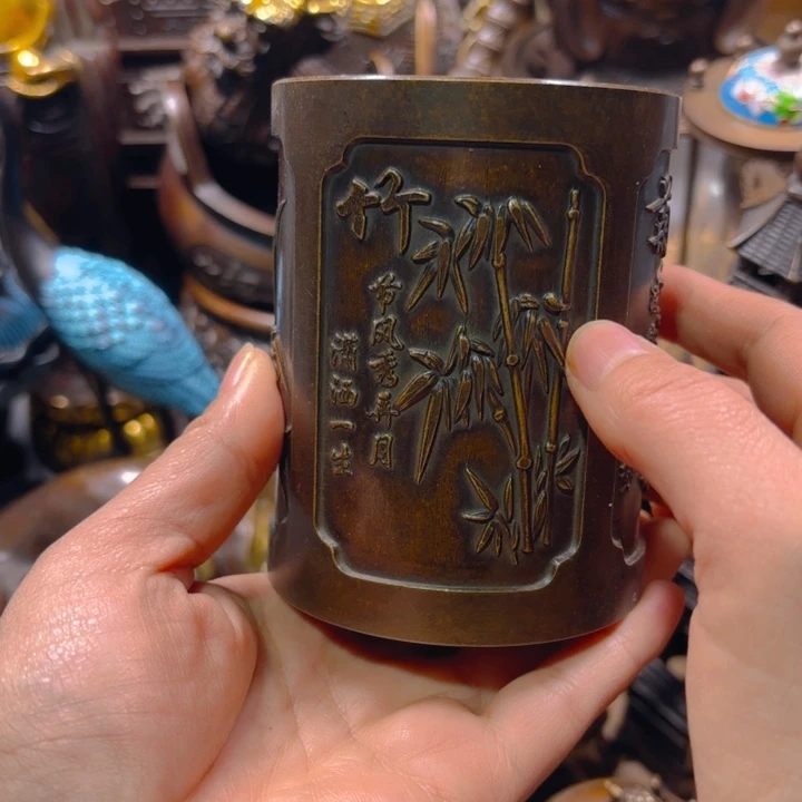 铜器摆件收收藏藏