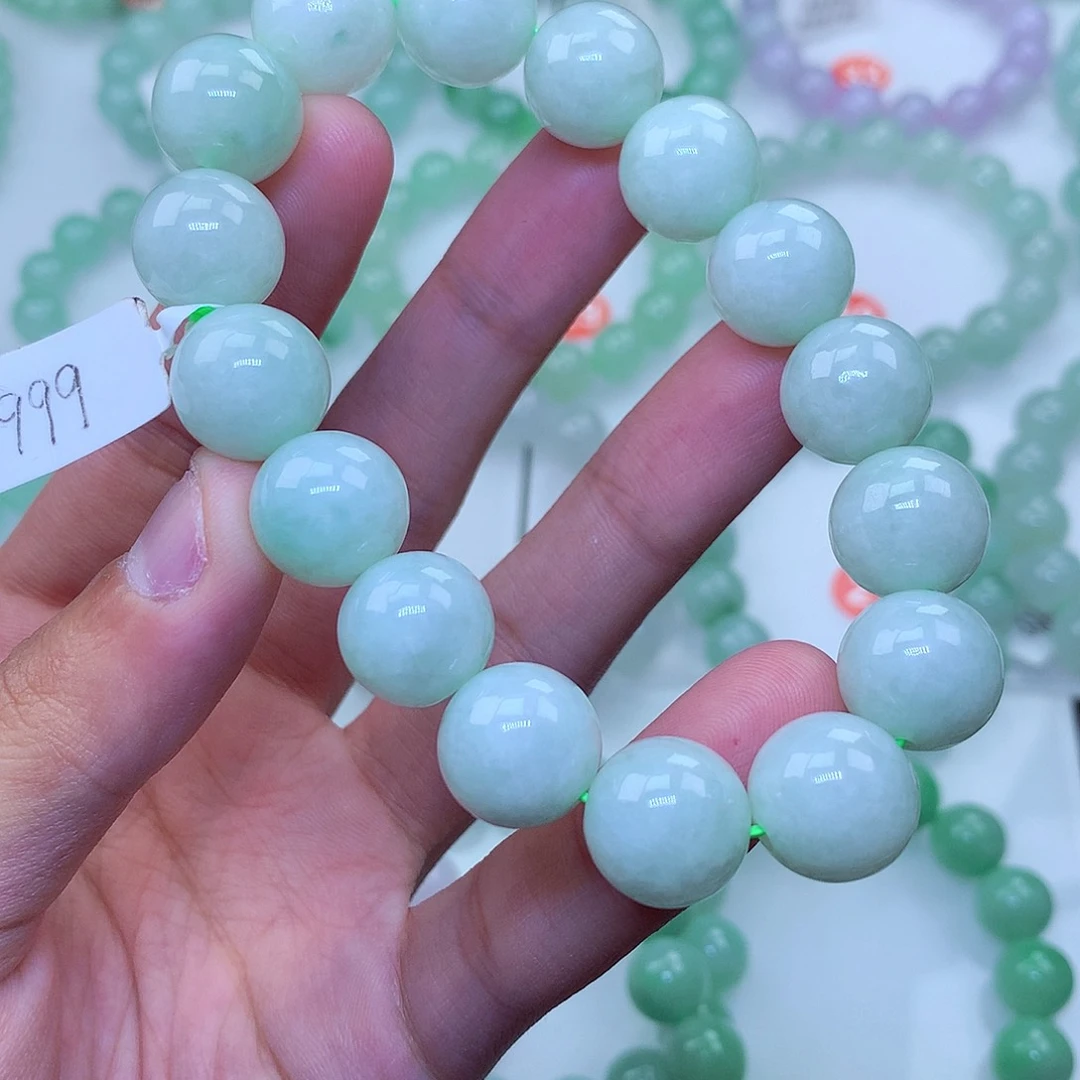 翡翠未镶嵌毛衣链