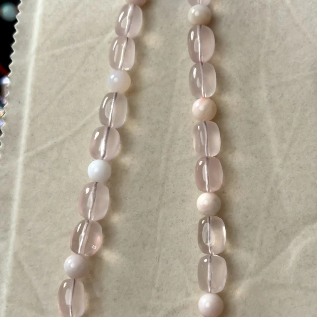 颈饰银S925镶嵌芙蓉石设计款