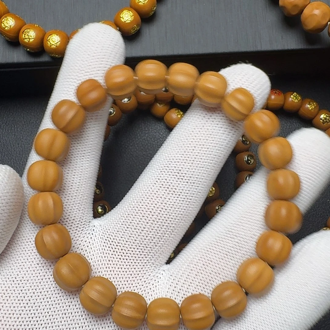 晴***。猴头核桃手串放漏