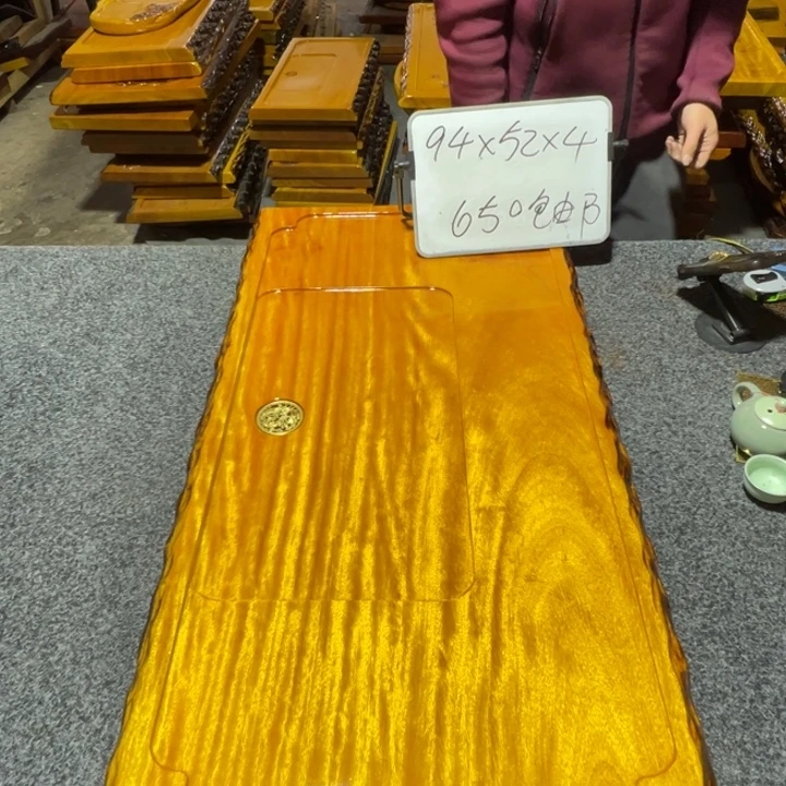 楠木实木家具根雕茶盘