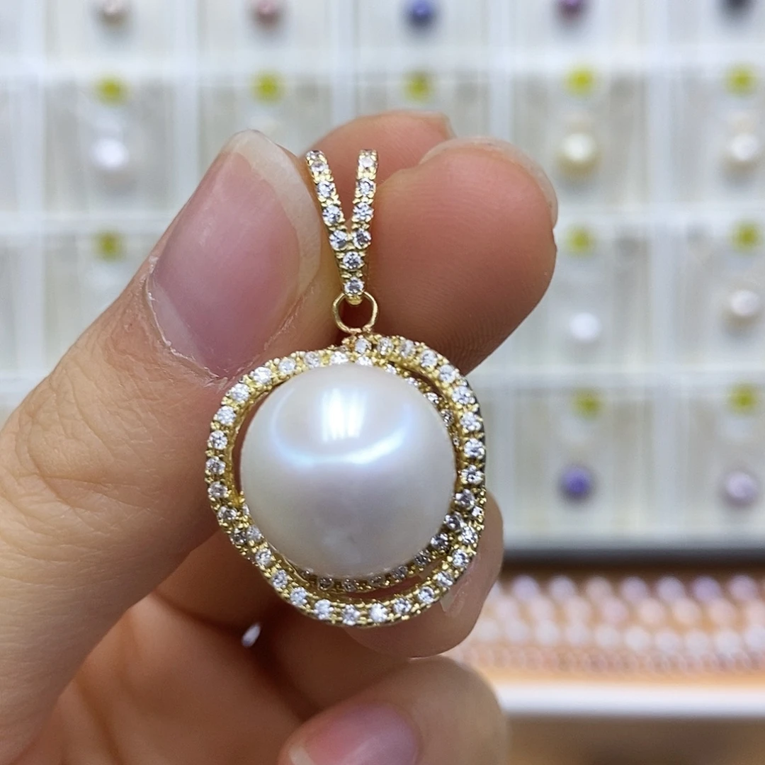 吊坠(赠链)合金淡水珍珠