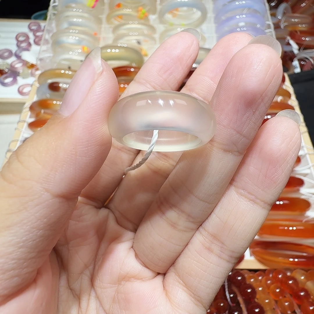 玛瑙/玉髓未镶嵌戒指货头