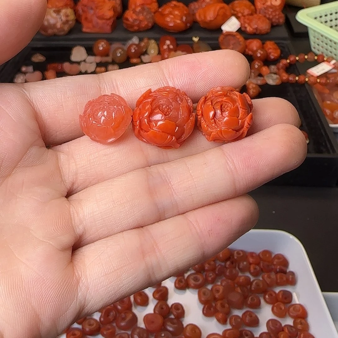 娜***征吊坠(不含链)未镶嵌南红玛瑙