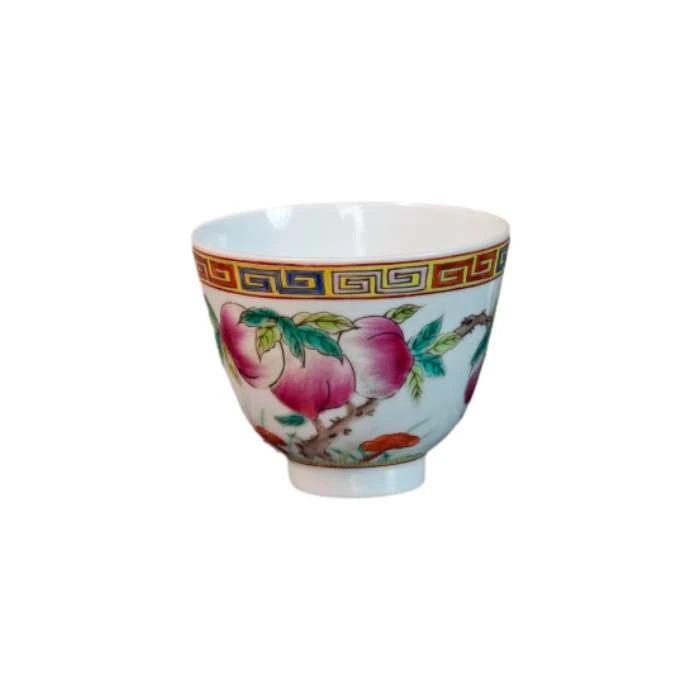 AS123 清光绪粉彩杯