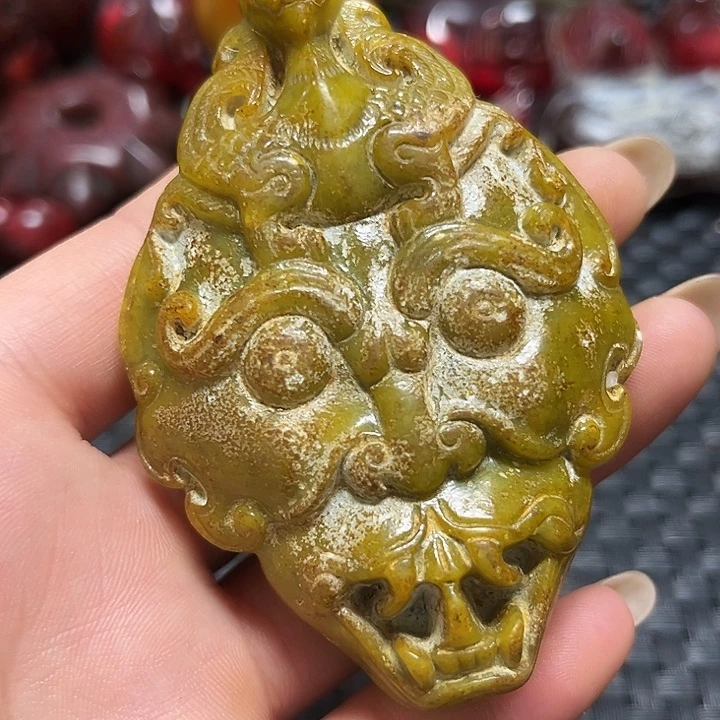 滴血莲花菩提把件
