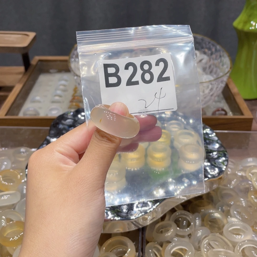 玛瑙/玉髓未镶嵌戒指282