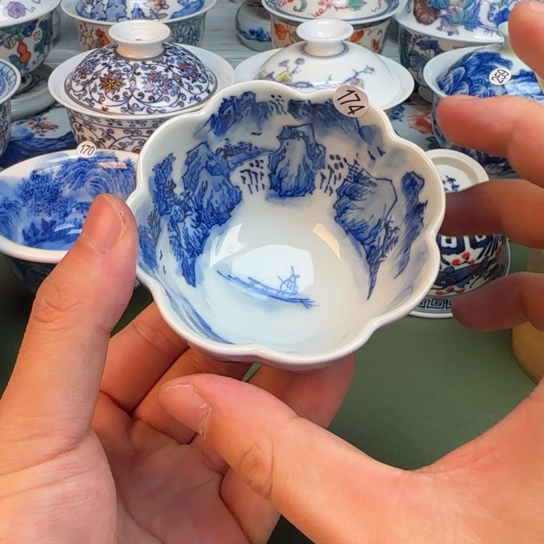 彦祖纯手工手绘茶具174