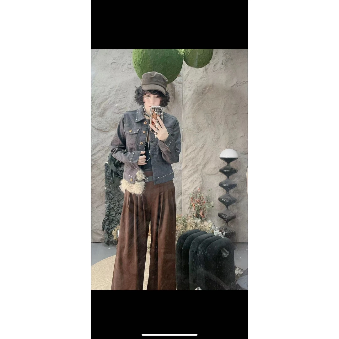 061-短款气质春季薄款小香风短外套男女通用拉链设计师