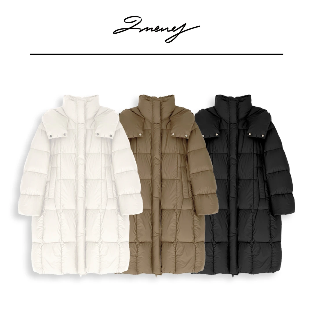 LMENY【清】行走的大被子~高品质白鸭绒连帽长款羽绒服24DY012