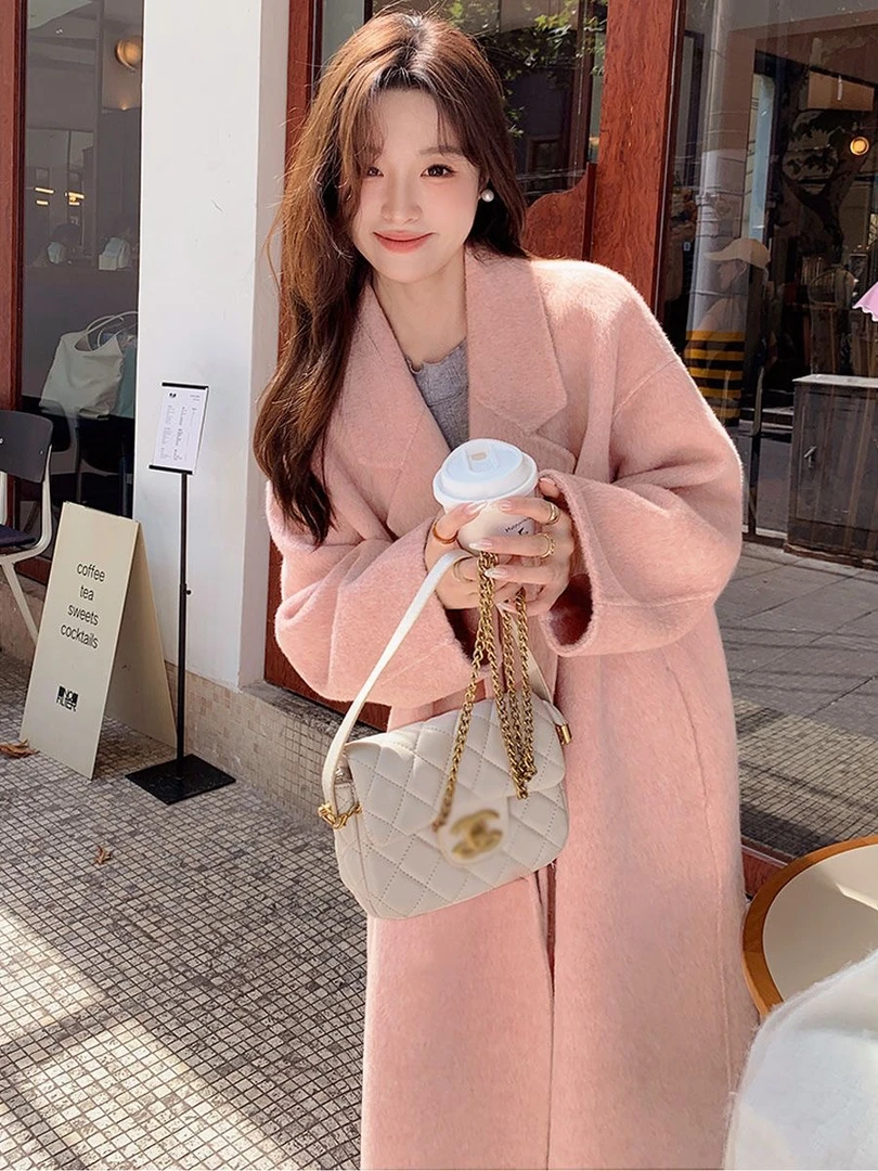 2025新款毛呢大衣时尚百搭