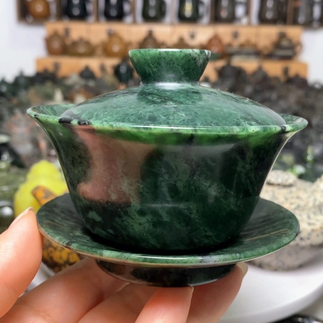 藏玉药王石福利款盖碗150cc