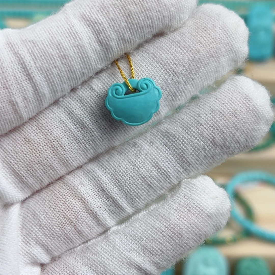 未镶嵌绿松石平安锁