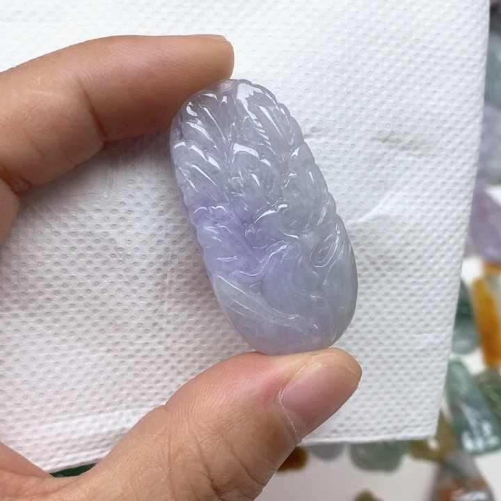 颈饰未镶嵌翡翠天然缅甸翡翠