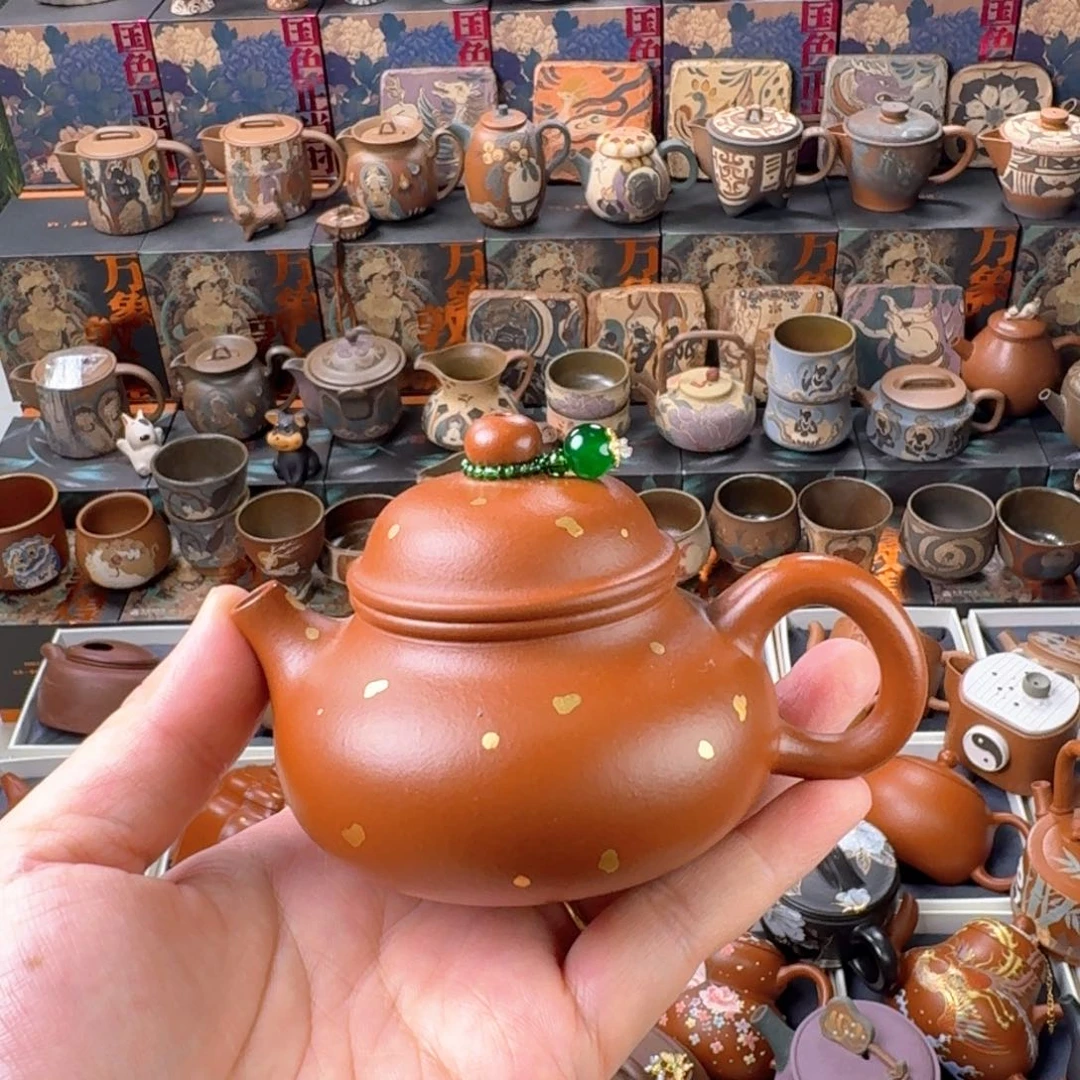 茶壶紫砂135cc原矿精工半手