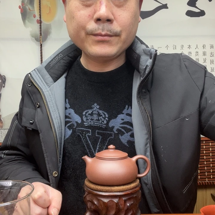 茶壶紫砂原矿底槽清全手工寒江190毫升