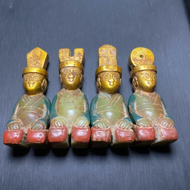 工艺品和田玉玉人