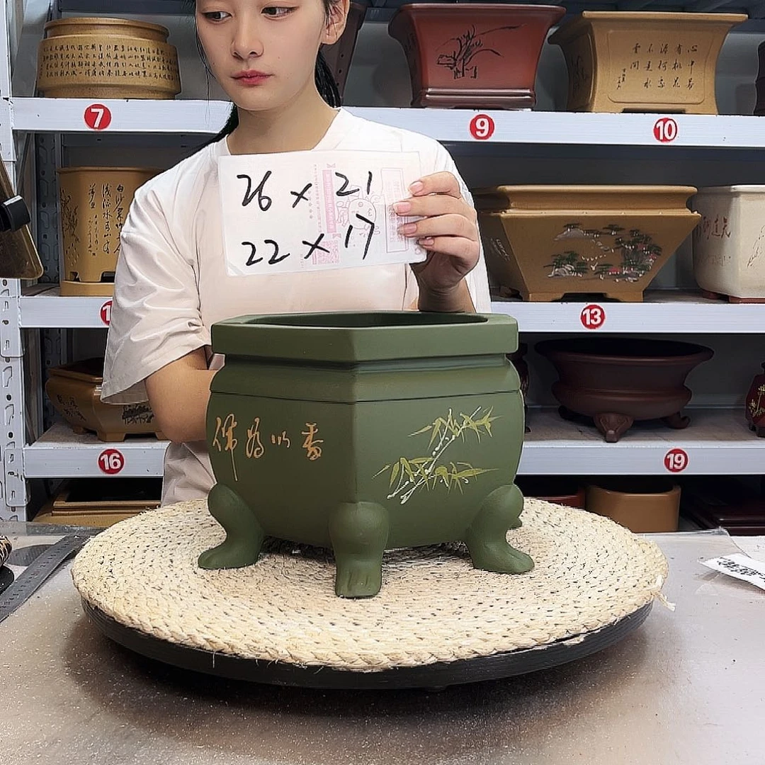 紫砂花盆紫砂花盆