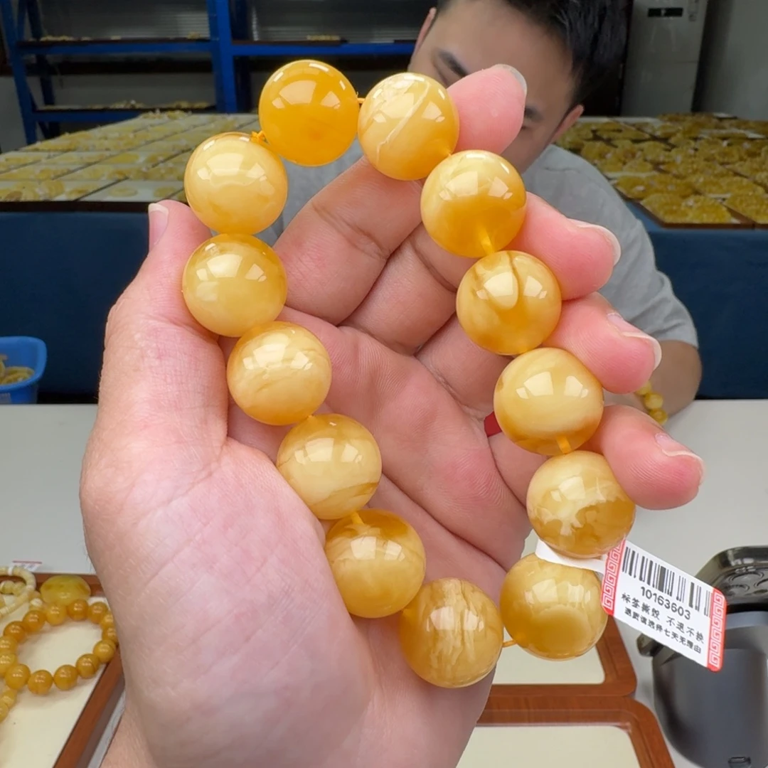 ╳***′琥珀未镶嵌手链蜜蜡手串