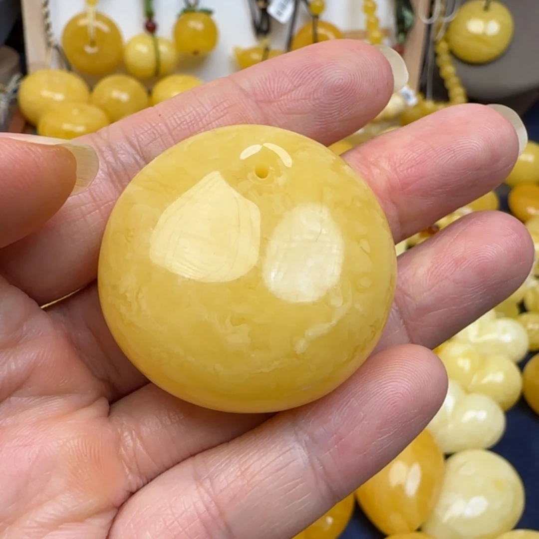 蜜蜡未镶嵌颈饰天然蜜蜡