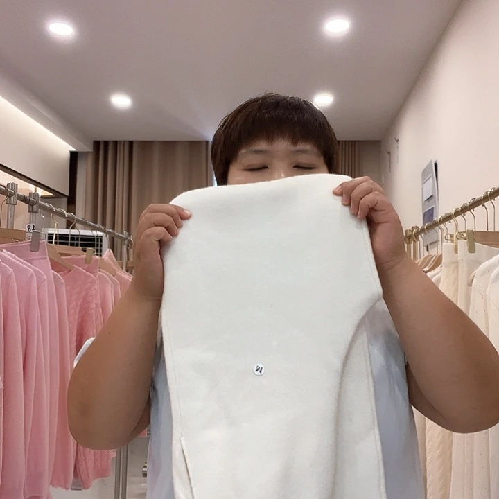 裤子直筒裤白色裤长100