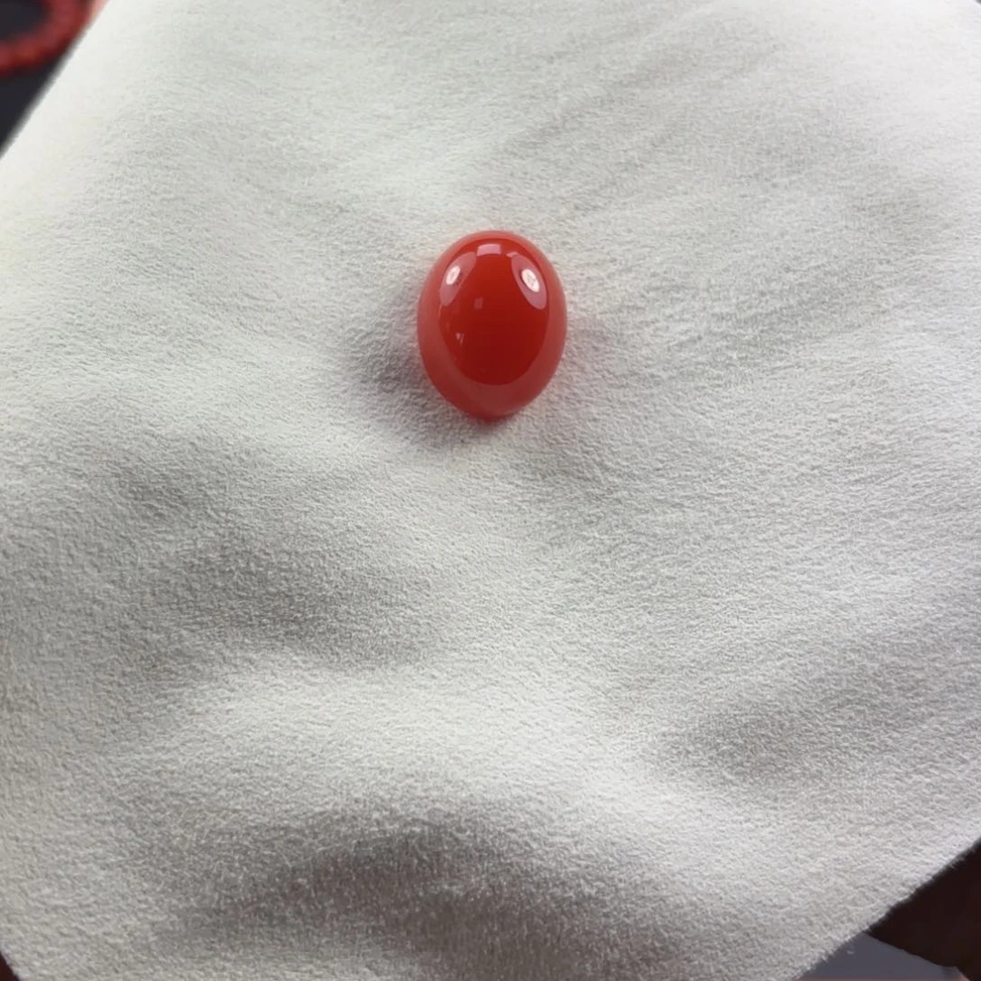 未镶嵌蛋面南红玛瑙