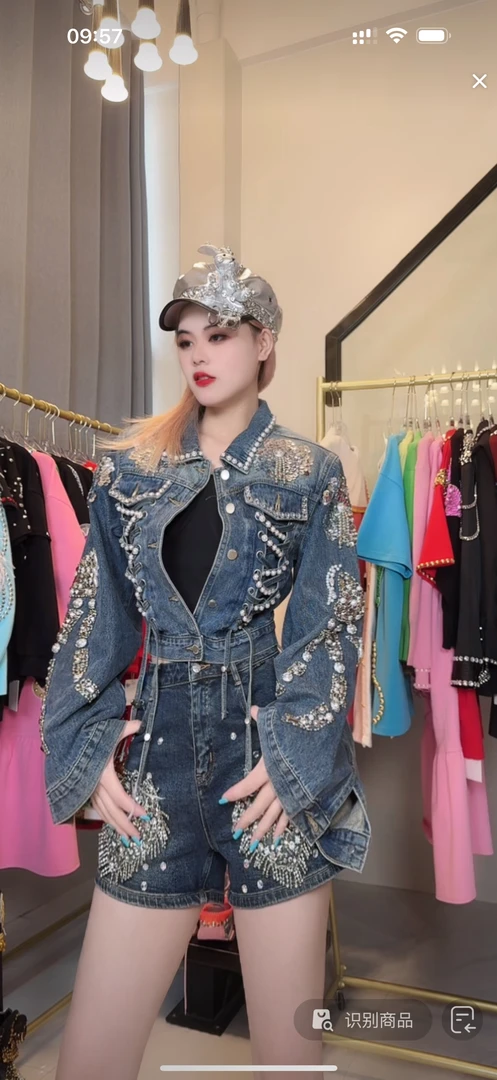 Dada设计款新款重工个性款休闲时尚百搭洋气牛子外套