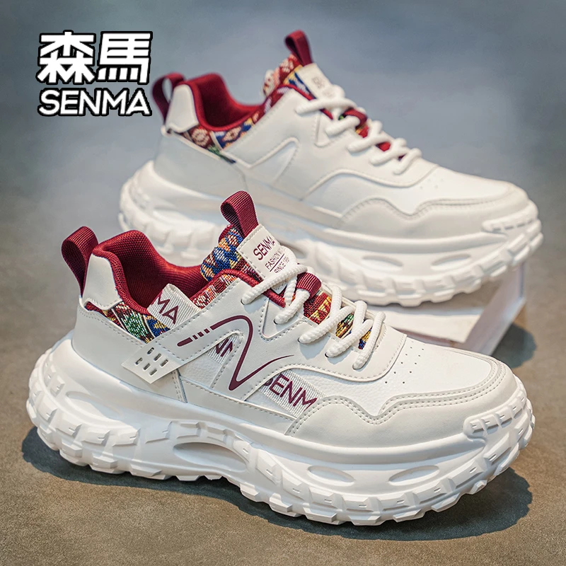 SENMA/森马休闲老爹鞋男款冬季2026新款时尚潮鞋运动厚底百搭鞋子商品图