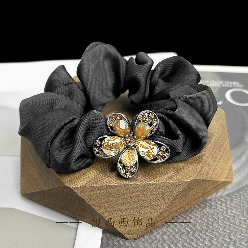 【LXX靓西西】7066 香槟五瓣花优雅气质大肠发圈