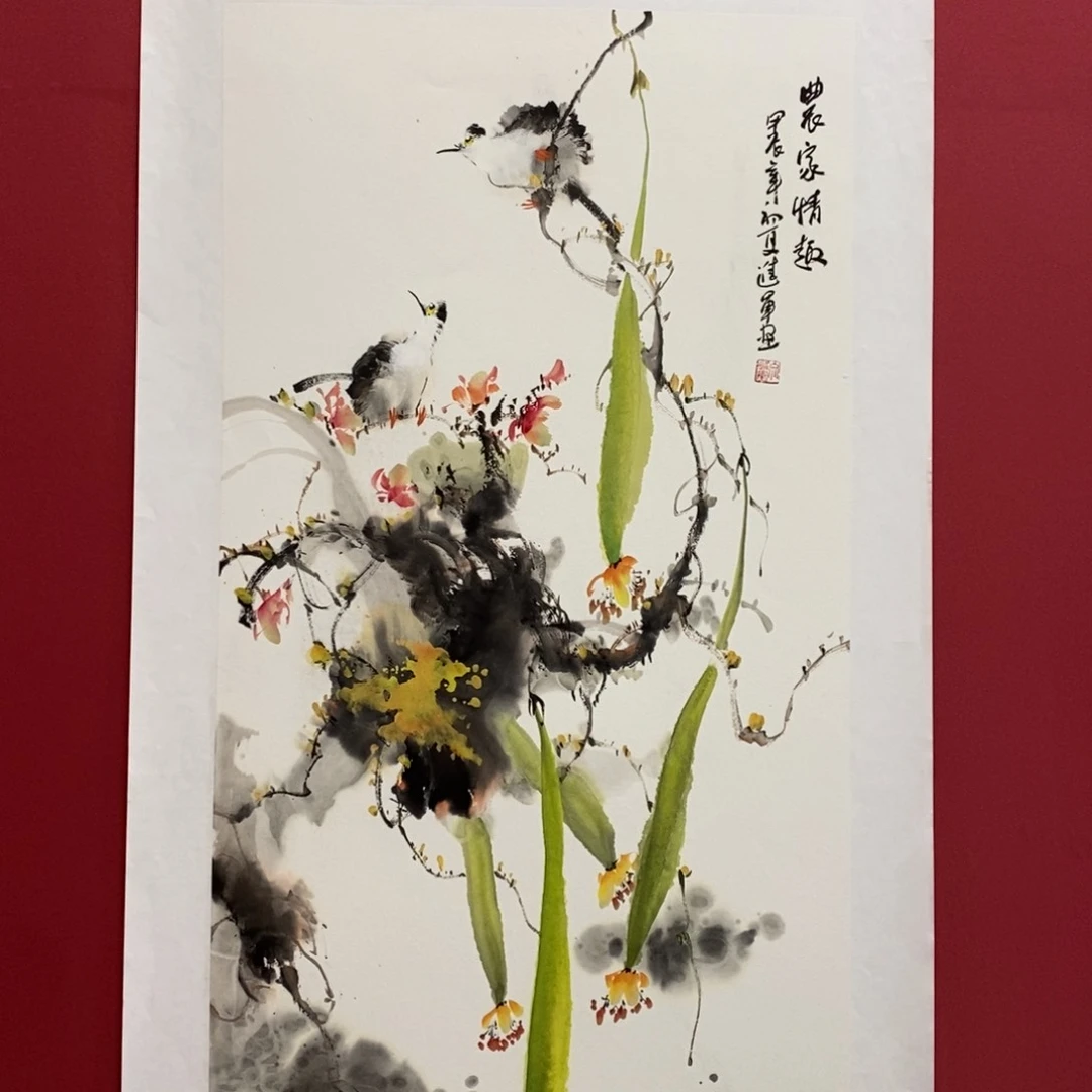 国画文进军三尺精品佳作