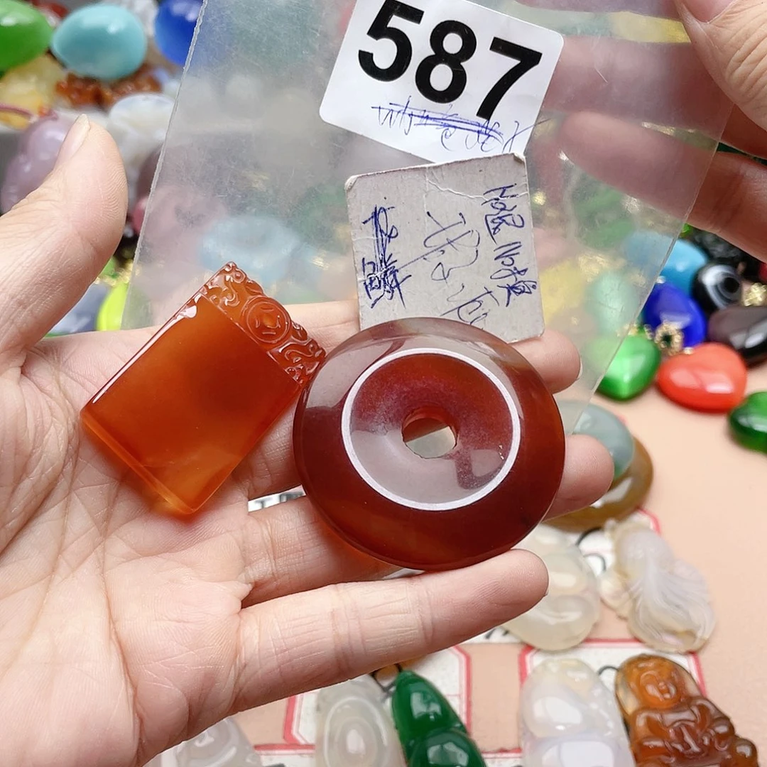 合金颈饰玛瑙/玉髓王*山