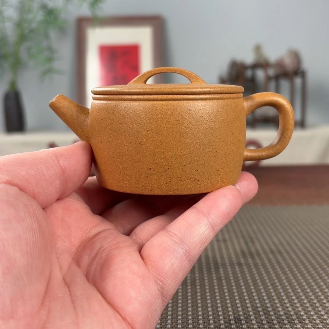 紫砂茶壶黄龙山原矿紫砂壶150