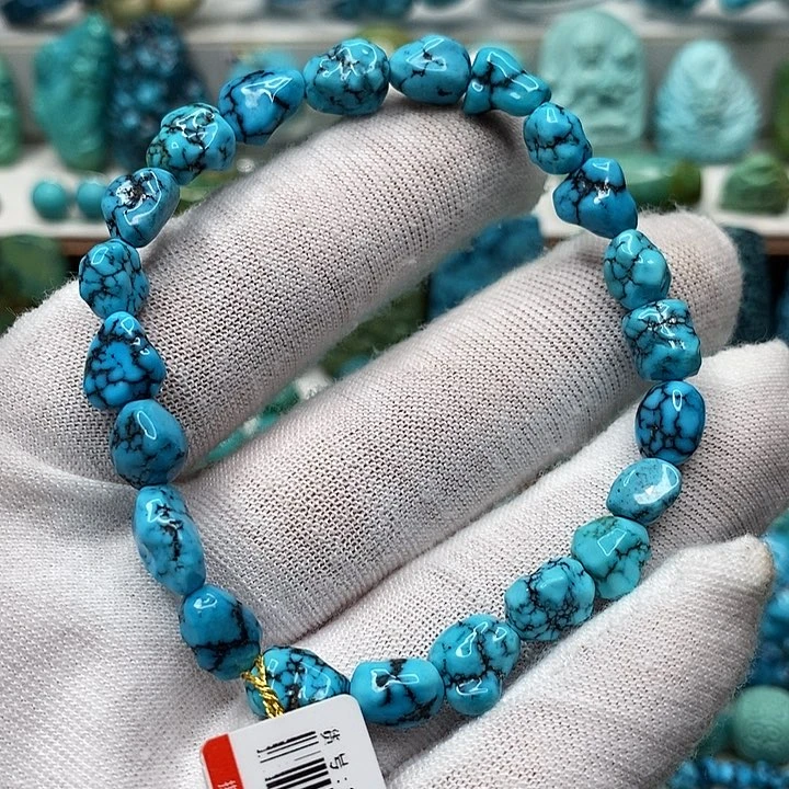 未镶嵌绿松石天然原矿 地大质检